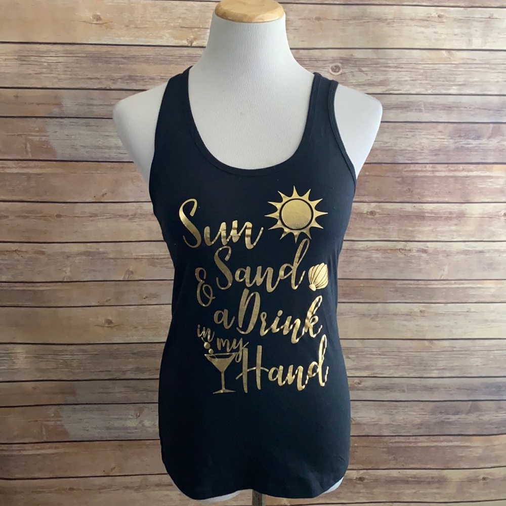 🎈Sale🎈Sun & Sand A Drink In My Hand Tank